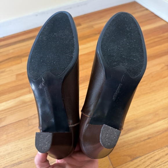 Vintage 80s Sleek mid-calf heeled boots in rich chocolates brown 🤎 - Picture 5 of 9